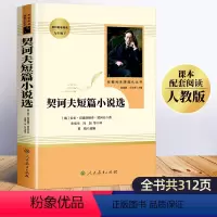 [单本]契诃夫短篇小说选(人民教育出版社) [正版]契诃夫短篇小说选 初中九年级下册必读名著人民教育出版社 人教版初中生