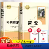 [全2册]简爱+格列佛游记(人教版) [正版]简爱书籍原著和格列佛游记书人民教育出版社初中语文九年级下册必读名著书目人教