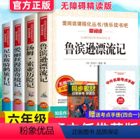 [正版]鲁滨逊漂流记小学生六年级下册必读课外书爱丽丝漫游奇境记尼尔斯骑鹅旅行记原版威尼斯尼鹅斯米尔斯企鹅历险记鲁滨孙