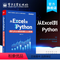 [正版] 从Excel到Python:用Python轻松处理Excel数据 曾贤志 字符串处理列表处理元组处理Pyth