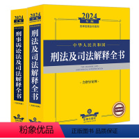 [正版] 2024年中华人民共和国刑法及司法解释全书+刑事诉讼法及司法解释全书 含指导案例 全2册 刑法刑事诉讼法司法