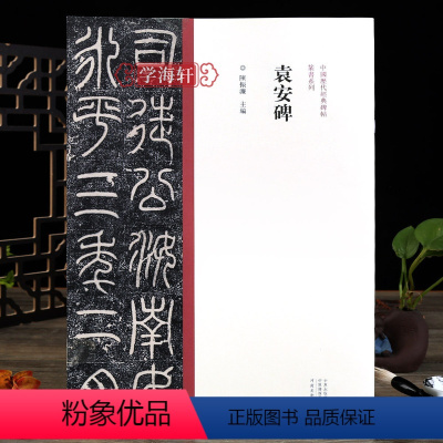 [正版]学海轩 袁安碑篆书毛笔书法字帖原碑原帖繁体旁注篆书临摹范本鉴赏墨迹碑帖哑光平铺成人学生篆书书法临摹陈振濂编河南