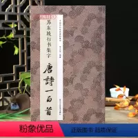 [正版]苏东坡行书集字唐诗一百首 收录苏轼行书 碑帖集字古诗词毛笔书法作品范本集临摹教程书籍 黄州寒食帖赤壁赋洞庭春色