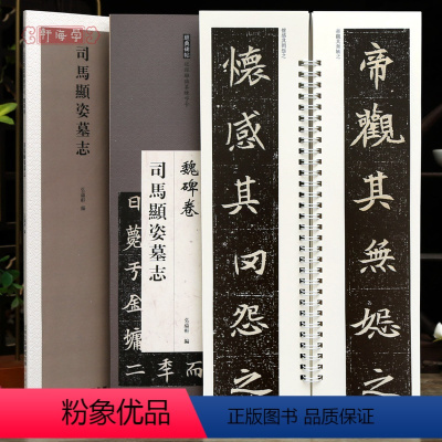 [正版]学海轩司马显姿墓志近距离临摹练字卡魏碑卷原色原帖繁体旁注魏碑楷书毛笔书法字帖成人学生临摹范本