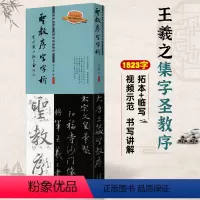 [正版]圣教序字字析王羲之集字圣教序字汇行书字帖笔法临析毛笔书法原碑临摹单字放大教程1523字全视频解析运笔章法笔顺结