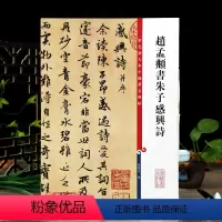 [正版]赵孟頫书朱子感兴诗 彩色放大本中国著名碑帖繁体旁注孙宝文赵体赵孟俯行书毛笔字帖书法临摹上海辞书出版社学海轩