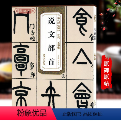 [正版]学海轩 王福庵说文部首 历代碑帖精粹 篆书毛笔书法练字帖碑帖古贴原碑原大附简体旁注技法解析图书书籍薛元明 安徽