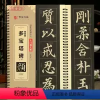 [正版]学海轩颜真卿多宝塔碑下入门放大版近距离临摹字卡米字格简体角注扫码看视频教学成人初学者颜体楷书毛笔临摹书法字帖