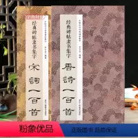 [正版]共2本碑帖隶书集字唐诗宋词一百首 收录古代隶书碑帖集字古诗词毛笔书法作品集临摹教程汉隶书字帖曹全碑乙瑛碑张迁碑
