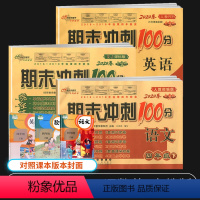 [正版]2020新版小学四年级下册试卷人教版期末冲刺100分四年级下册语文数学英语书试卷同步训练试卷小学4四年级下册试