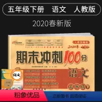 [正版]2020新版期末冲刺100分五年级下册语文试卷人教版小学5五年级下册语文书试卷同步训练习册单元期中期末测试卷全