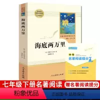 [正版]海底两万里凡尔纳原著无删减完整版人民教育出版社人教版初中生版初1一7七年级下册必读课外阅读书海底两万里可搭骆驼