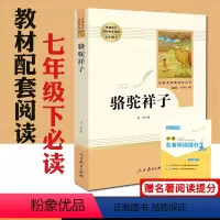 [正版]骆驼祥子老舍原著无删减完整版人民教育出版社人教版文学名著初中生初1一7七年级下册必读课外阅读书籍骆驼祥子可搭海