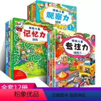 [正版]儿童专注力训练书12册 益智记忆力游戏迷宫书 幼儿全脑逻辑数学思维隐藏的图画捉迷藏书籍4-5-6-7-10岁学
