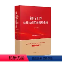 [正版] 2024新书 执行工作法律法规司法解释全编 第二版第2版 执行工作法律行政法规部门规章指导性案例参考书 人民