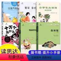 [全套]读思达 四年级下 [正版] 读思达丛书整本书阅读 2024年春四年级下 宝葫芦的秘密 繁星春水 细菌世界历险记