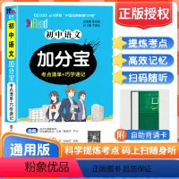语文 初中通用 [正版]2024版加分宝初中语文15个考点清单+巧学速记初一二三七八九语文古诗词文言文记叙文说明文议论文