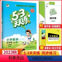 数学 人教版 五年级上 [正版]2023秋版53天天练五年级上册数学苏教版SJ 小学教辅课堂预习作业同步训练书 小儿郞五
