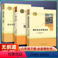 [名人传] [正版]钢铁是怎样炼成的/名人传/给青年的十二封信原著完整版人民教育出版社初中生八年级下册必须看读名著初二下