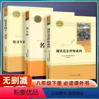 [名人传] [正版]钢铁是怎样炼成的/名人传/给青年的十二封信原著完整版人民教育出版社初中生八年级下册必须看读名著初二下