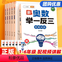 数学思维+新奥数举一反三 小学一年级 [正版]小学奥数举一反三一二三四五六年级上下册小学奥数创新思维数学思维逻辑训练书启