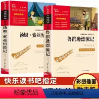 [正版]鲁滨逊漂流记汤姆索亚历险记小学生快乐读书吧六年级下册课外阅读书 儿童文学青少年版6年级必读鲁滨孙漂流记商务印书