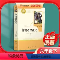 [正版]鲁滨逊漂流记原著完整版六年级人民教育出版社小学生初中生青少年版6年级下册快乐读书吧鲁滨孙世界名著课外阅读读物书