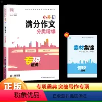 满分作文分类精编 小学升初中 [正版]2024新版通城学典小升初满分作文分类精编人教版六年级升初一满分作文素材高分范文精