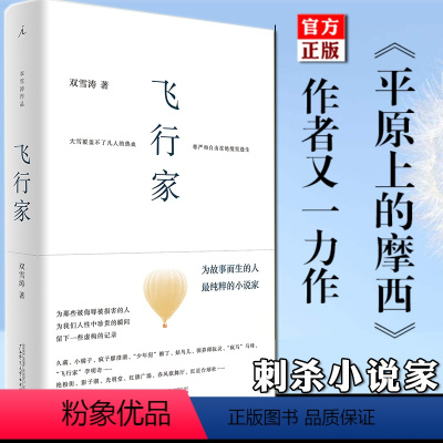 [正版] 飞行家 双雪涛著 平原上的摩西作者 杨幂雷佳音主演刺杀小说家电影原著小说 中国现当代文学短篇小说合集书籍