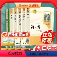 [九年级下必读选读]全套6本-赠考点 [正版]初中生九年级下册必读名著儒林外史和简爱原著初中生人民教育出版社格列佛游记契
