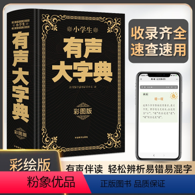 [正版]小学生有声大字典新版大辞词典汉语大开本一二三四五六年级双解大词典全彩图解趣味学汉字典小学生多功能汉语词典工具书