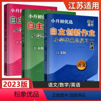 语文.江苏版 小学升初中 [正版]2023新版小学六年级毕业总复习一本通自主创新作业语文数学英语江苏版小升初专题分类要点