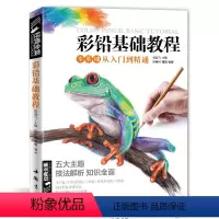 [正版]彩色铅基础教程零基础从入门到精通自学手绘本插画动漫临摹初学者儿童成人物书籍古风景动物多肉植物花卉美食篇画册杨建