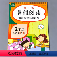 [正版]二年级暑假课外阅读理解专项训练每日一篇书假期二年级2下册升三年级3上册衔接作业小学生语文写作文提升强化练习册人