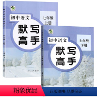 全2册-7年级上册+下册 初中语文默写高手 初中通用 [正版]初中语文默写高手七八九年级上册下册全一册人教版同步练习册中