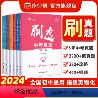 语数外三套 [正版]备战2024作业帮刷透中考真题化学物理语文英语数学基础题套题2024版必刷题练习手册初一初二初三强化