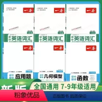 [6本]函数+几何模型+应用题+初中英语词汇 初中通用 [正版]2024初中数学几何模型数学函数应用题中考数学刷题数学专