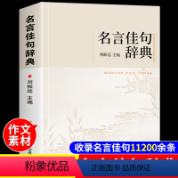 [抖音同款]名言佳句辞典 [正版]名言佳句辞典作文素材好词好句好段摘抄本名人语录名词名句词典大全格言警句大全初高中生青少