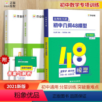 初中数学[几何48模型+几何辅助线+函数] [正版]2021版作业帮初中数学几何48模型与解题大全几何辅助线函数初一初二