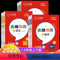 [全套3册]语文+数学+英语(人教版) 三年级上 [正版]2022新版思维导图学语文数学英语全套一二三四五六年级上下册同