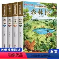 比安基经典森林故事森林报[4册] [正版]森林报 彩色图案美绘版 全4册 比安基 8-15岁幼儿童文学经典科普故事书 三