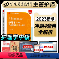 [正版]丁震医学教育2023年主管护师考试书考前冲刺4套卷全套护理学中级历年真题模拟同步练习题库主管护师急救包可搭应试