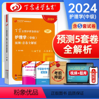 [正版]丁震医学教育2024年主管护师考试书考前预测5套卷全套护理学中级历年真题模拟同步练习题库主管护师急救包可搭应试