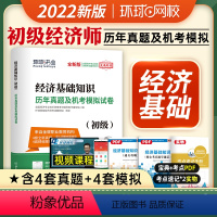 [正版]初级经济师2022年全国经济专业技术资格考试历年真题及机考模拟试卷 经济基础知识 环球网校2022初级经济师考