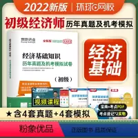 [正版]初级经济师2022年全国经济专业技术资格考试历年真题及机考模拟试卷 经济基础知识 环球网校2022初级经济师考