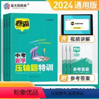 [数学+物理+化学] 初中通用 [正版]24版金太阳卷霸中考压轴题特训数学物理化学全解析讲练结合综合提升由易到难分层训练