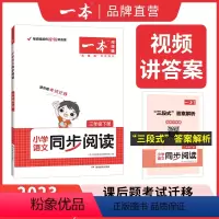 同步阅读 一年级下 [正版]一本同步阅读 小学语文同步阅读训练二三四年级语文下册同步阅读人教版专项书 小学语文同步阅读