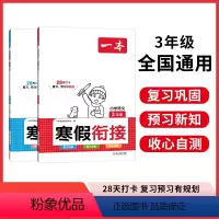 [两本装]寒假衔接语文+数学 小学一年级 [正版]2024版一本寒假衔接语文数学人教版一二三四五六年级寒假复习预习作业衔