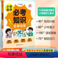 小学数学 必考知识思维导图 小学通用 [正版]小学数学必考知识思维导图训练一二三四五六年级小学强化训练专项训练题数学基础