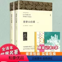 基督山伯爵 原著无删减[上下2册 [正版]无删减上下册1390页基督山伯爵 无删节全译本原版原著中文版初高中生书籍课外书